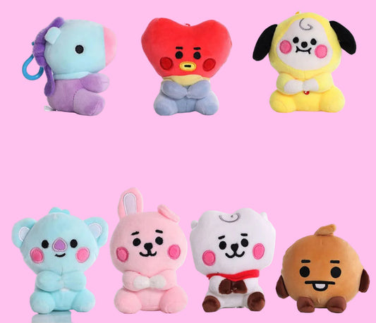 BT21 PLUSH KEICHAIN ​​10 CM (8 vers) BTS