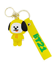 BT21 RUBBER FIGURES KEYCHAIN