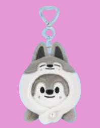 SKZOO PLUSH DOMINATE KEYCHAIN