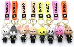 SKZOO RUBBER FIGURE KEYCHAIN