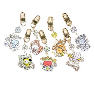 BT21 DAISIES ACRYLIC KEYCHAIN